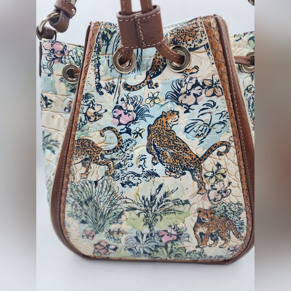 Brahmin Melinda Satchel in Souvenir Panthera NWT - Picture 5 of 15